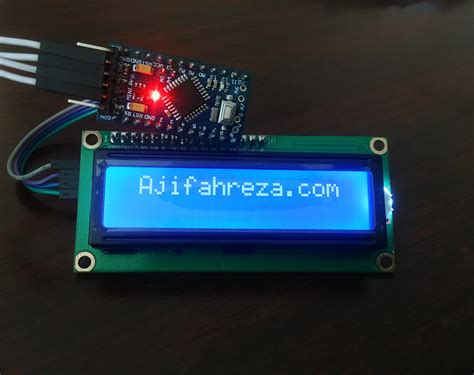 Menampilkan Lcd Dengan Koneksi I2c Arduino Website Tutorial Elektronika