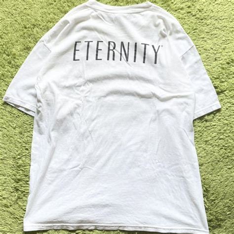 44％割引ホワイト系 Xl Ll 消費税無し 90s Calvin Klein Eternity Promo T Shirt Tシャツ カットソー 半袖 袖なし トップスホワイト系xl Ll