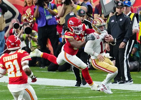 Chiefs' Nick Bolton fined for Super Bowl horse-collar tackle - Field ...