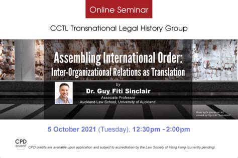 Cctl Transnational Legal History Group Seminar Assembling