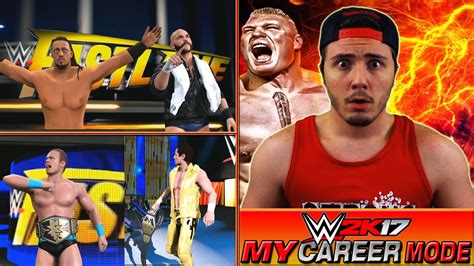 Wwe 2k17 My Career Mode Fastlane Nxt Tag Title Defense Wwe