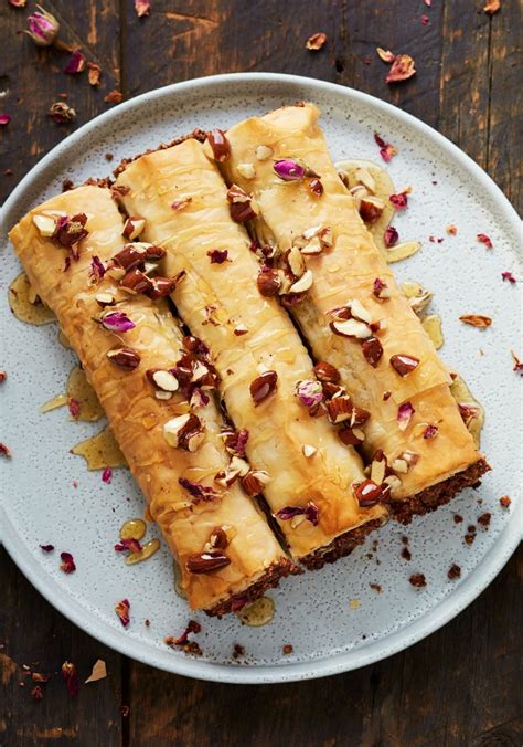 Baklava Aux Amandes Au Chocolat Trois Fois Par Jour