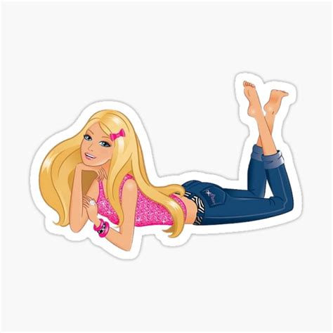 Barbie Sticker For Sale By Breannarobin Redbubble