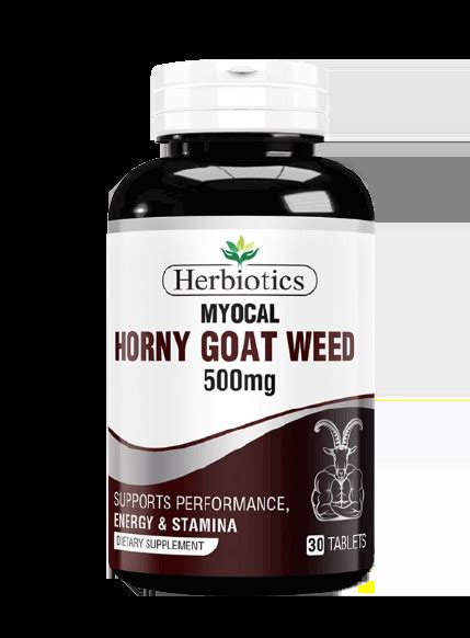 Herbiotics Myocal Horny Goat Weed Mg Tablets Store