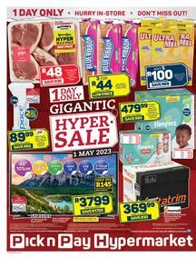 Pick N Pay Hypermarket Western Cape Gigantic Sale 01 May 2023 Only