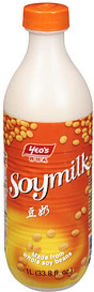 Yeos Soy Milk 1 L Nutrition Information Innit