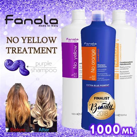 Fanola Hair Treatment Purple Shampoo No Yellow No Orange Shampoo