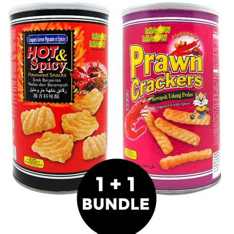 Miaow Miaow Hot Spicy Prawn Crackers Bundle Of Shopee Singapore