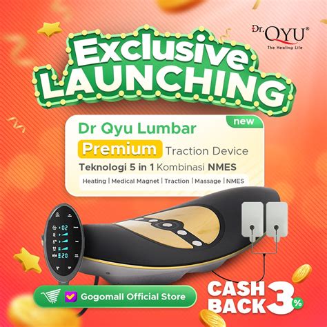 Jual Dr Qyu Lumbar Traction Device Premium Mengurangi Nyeri Pinggang