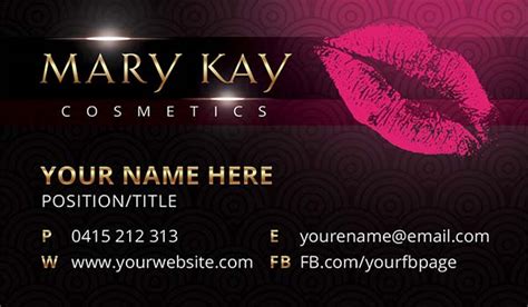 Mary Kay Business Card Templates Free EmetOnlineBlog