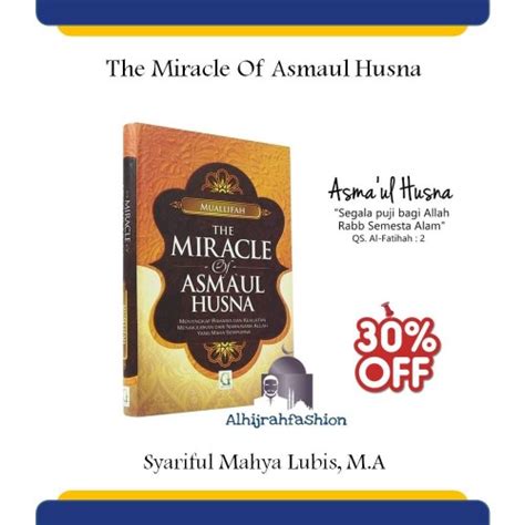 Jual The Miracle Of Asmaul Husna Hard Cover Griya Ilmu Kota Bekasi