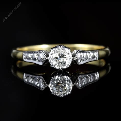 Antiques Atlas Antique Edwardian Diamond Engagement Ring