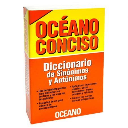 DICCIONARIO OCEANO CONCISO SINONIMOS ANTONIMOS