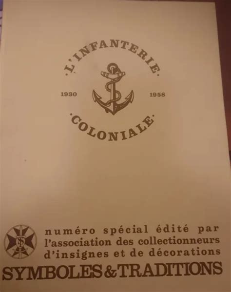 Livre Insignes Troupe De Marine Troupes Coloniales Eur Picclick Fr