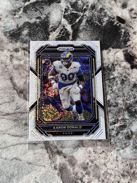 Panini Prizm White Sparkle Prizm Aaron Donald For Sale