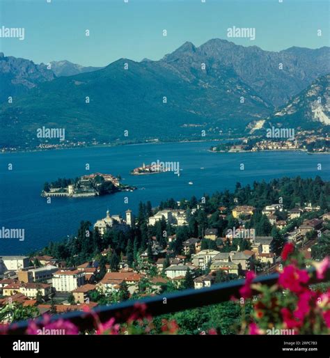 Lake Maggiore from Stresa, Italy Stock Photo - Alamy