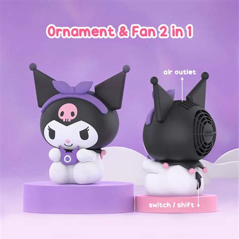 Sanrio Kuromi Hearts Series Usb Fan Blind Box Nendo Addicts