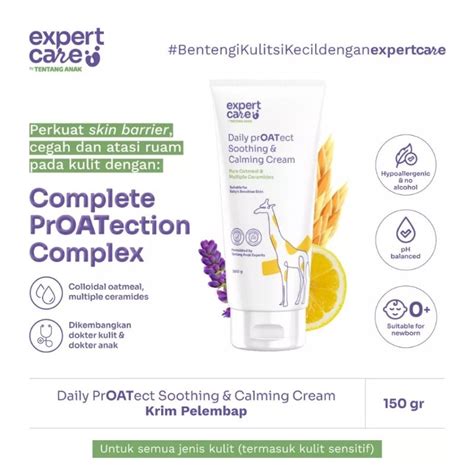 Jual Expert Care Daily PrOATect Soothing Calming Cream Shopee Indonesia