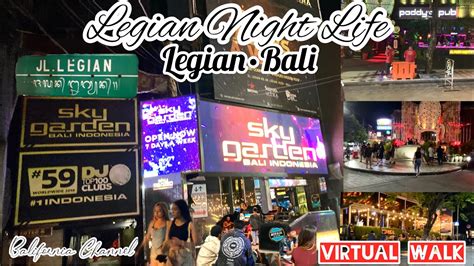 Legian Nightlife Kuta Bali Always Buzy Update Youtube