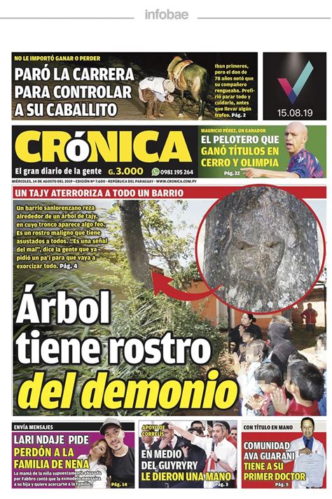 Cronica Paraguay 14 De Agosto De 2019 Infobae