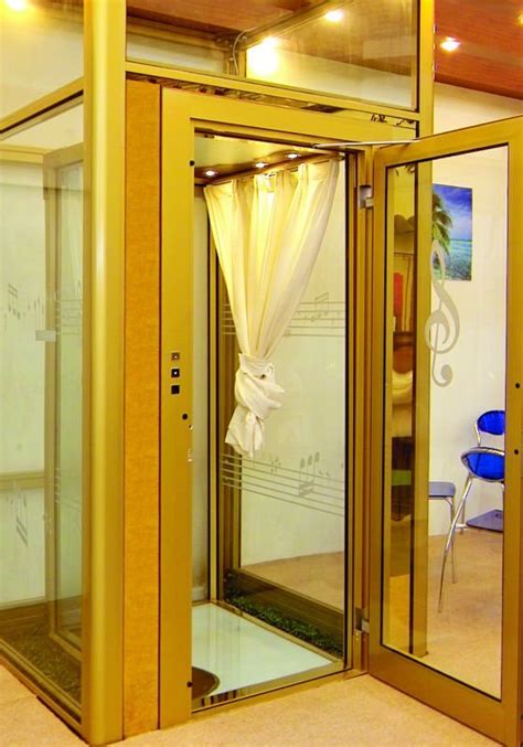 Energy Saving Manual Door Villa Passenger Lift Elevator For Home Home