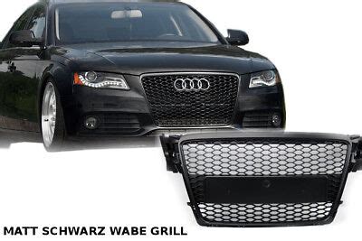 Audi A B Honeycomb Grill Grille Black Matte Mesh Grill Rs S