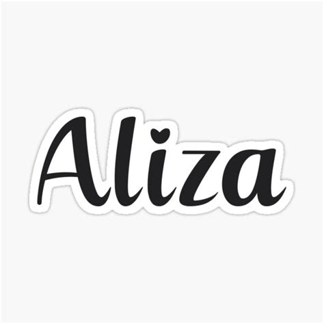 Aliza Sticker For Sale By 99posters Redbubble