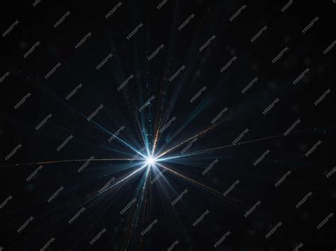 Premium Photo | A starburst in the sky with the sun shining through it
