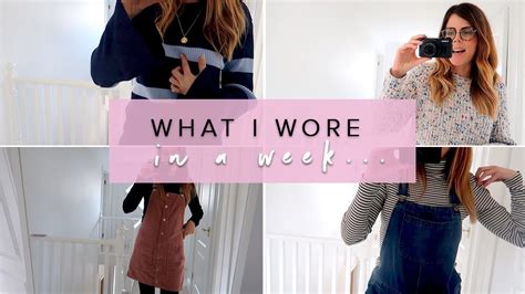 WHAT I WORE IN A WEEK WITH NICOLA JOHNSTON YouTube