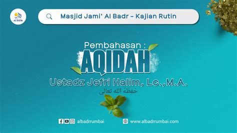 Kitab Khudz Aqidataka Minal Kitab Was Sunnah Ash Shahihah Ustadz