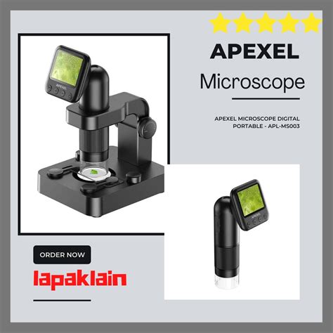 Jual APEXEL Microscope Digital Portable APL MS003 Shopee Indonesia