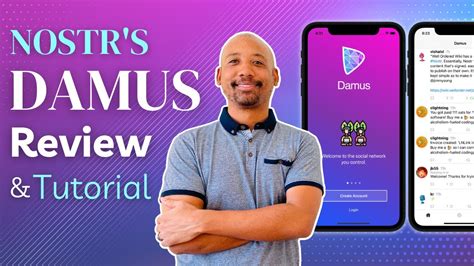 Nostr App Damus Review Tutorial Decentralized Social Media YouTube