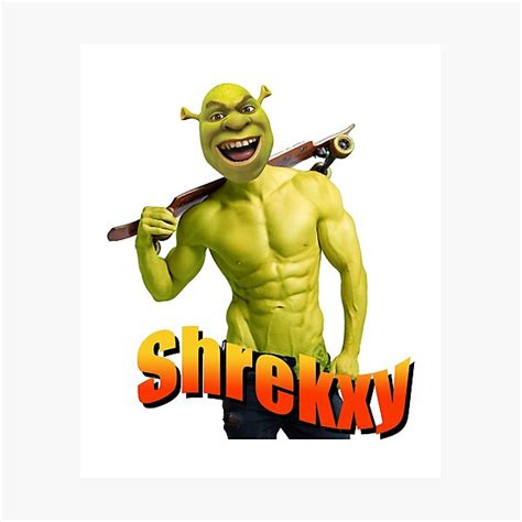 Shrekxy Shrek Cursed Meme Photographic Print For Sale By Betterleo