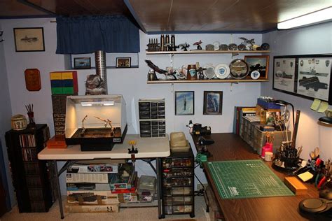 Workbench & Hobby Room | Hobby desk, Hobby room, Workbench