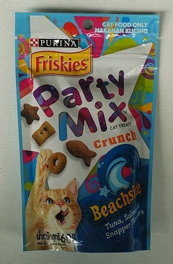 Jual Snack Kucing Friskies Party Mix Beachside Tuna Salmon Petshop