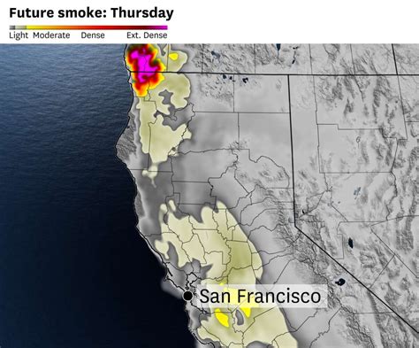 Bay Area Weather Wildfire Smoke From Flat Fire To Impact Air Quality