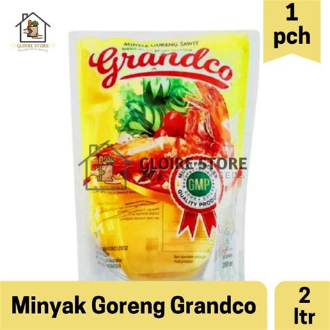 Jual Minyak Goreng Sawit 2 Liter Refill Pouch GRANDCO SN Shopee