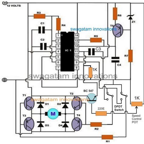 5 Simple DC Motor Speed Controller Circuits Explained