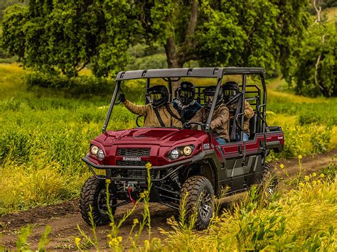 New 2025 Kawasaki MULE PRO FXT 1000 LE Ranch Edition Metallic Deep Red