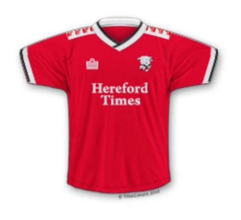 Hereford United 1988-89 Kits