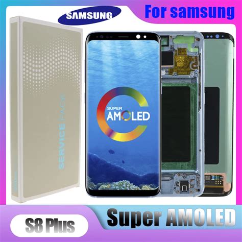 Original Super Amoled Lcd For Samsung Galaxy S8 Plus G955fd G955f G955 Burn In Shadow Lcd