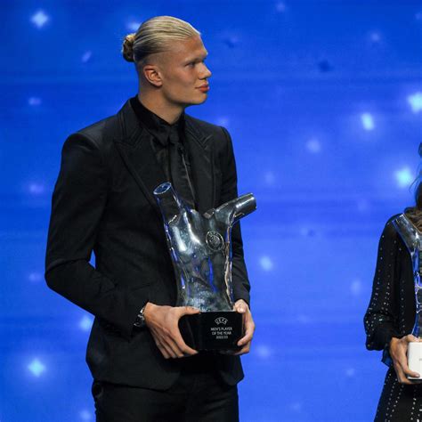 Man City Striker Erling Haaland Wins UEFA Player Of The Year