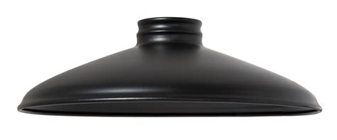 10 Diameter Industrial Style Metal Lamp Shade Satin Black Finish 08382bk Bandp Lamp Supply