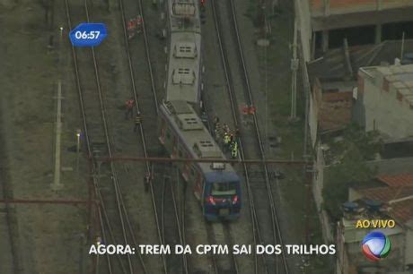 Trem Sai Dos Trilhos E Prejudica Circula O Da Cptm Not Cias R S O