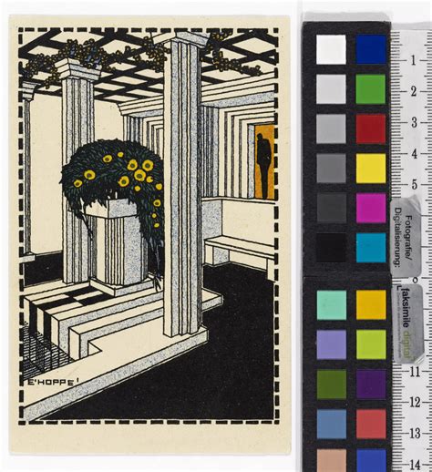 Postkarte Der Wiener Werkst Tte Nr Kunstschau Hofgarten