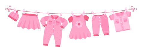 Newborn Baby Girl Vector Hd Png Images Girl Newborn Clothes Baby Pink