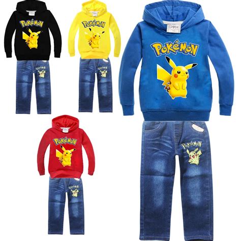 2018 Pokemon Pokeball Clothing Set Pokemon Go Team Tracksuit Hooded ...