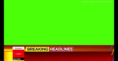 News Overlay Template