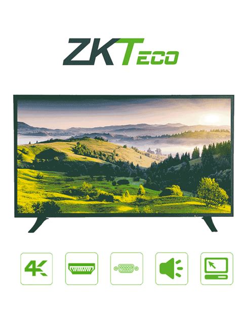 Zkteco Zd K Monitor Led Uhd Profesional De Pulgadas Resoluci N