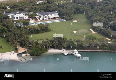 Aerial views of Tiger Woods' new USD 60,000,000 mansion Featuring: Atmosphere Where: Jupiter ...